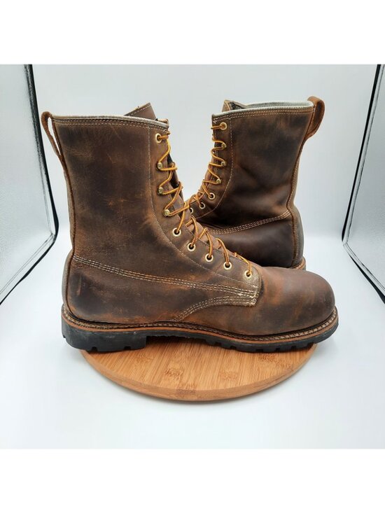 Thorogood American Legacy Series Mens Size 14 Boots Crazyhorse Leather 400G  8” main image 4